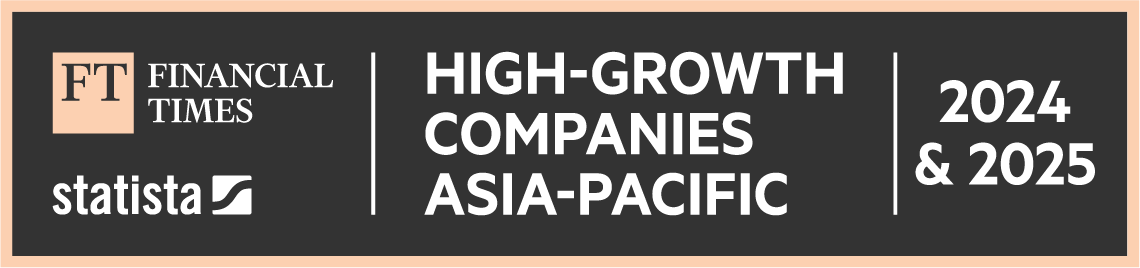 High-growth companies Asia-Pacific 2024 & 2025 badge